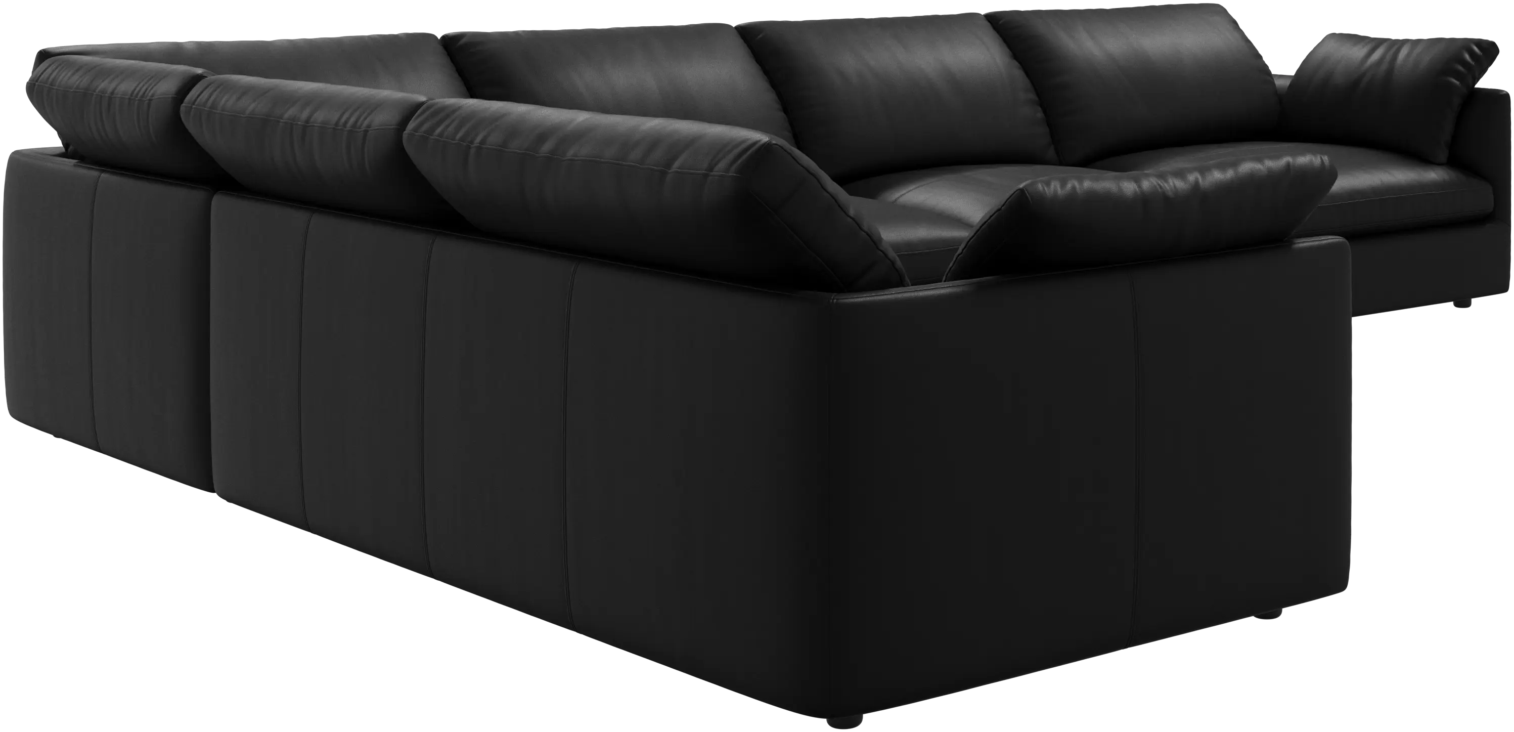 BoConcept黒レザー2人掛けソファ BoConcept 2人掛け レザーソファ ブラック 美品 ボーコンセプト・2.5人